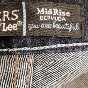 Riders by Lee Mid Rise Bermuda shorts - dark denim